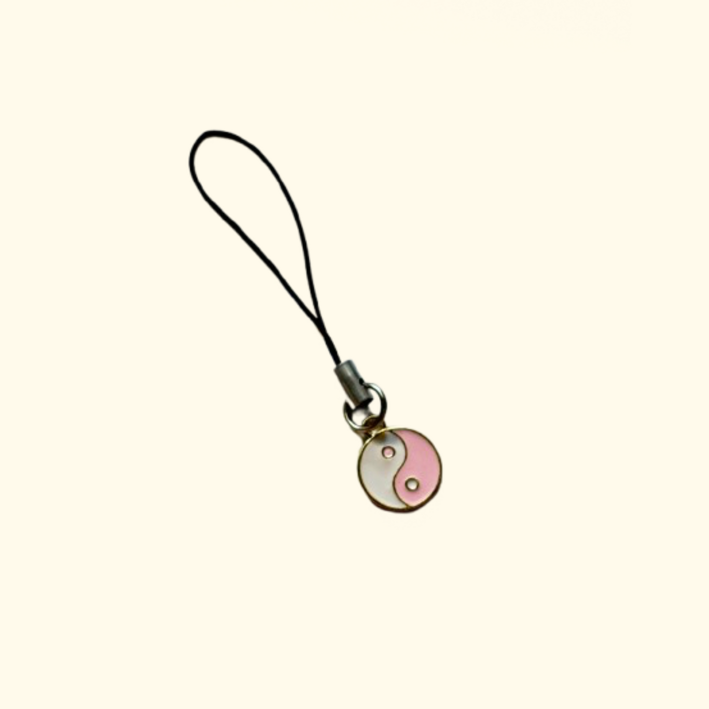 Yin Yang (Pink - White) Phone Charm