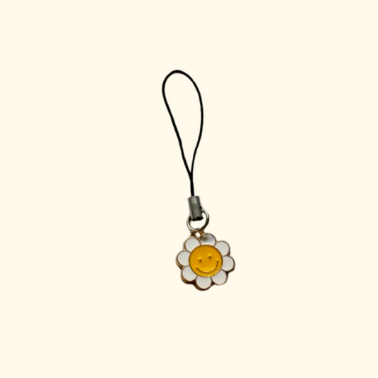 Daisy Smiley Phone charm