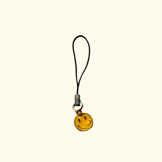 Smiley (Yellow) Phone Charm